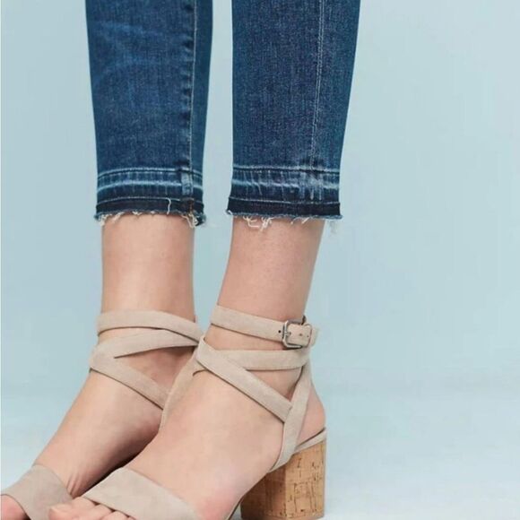 Citizens of Humanity Jeans Rocket Crop High Rise Skinny Raw Hem Stretch Size 28 - Picture 8 of 12